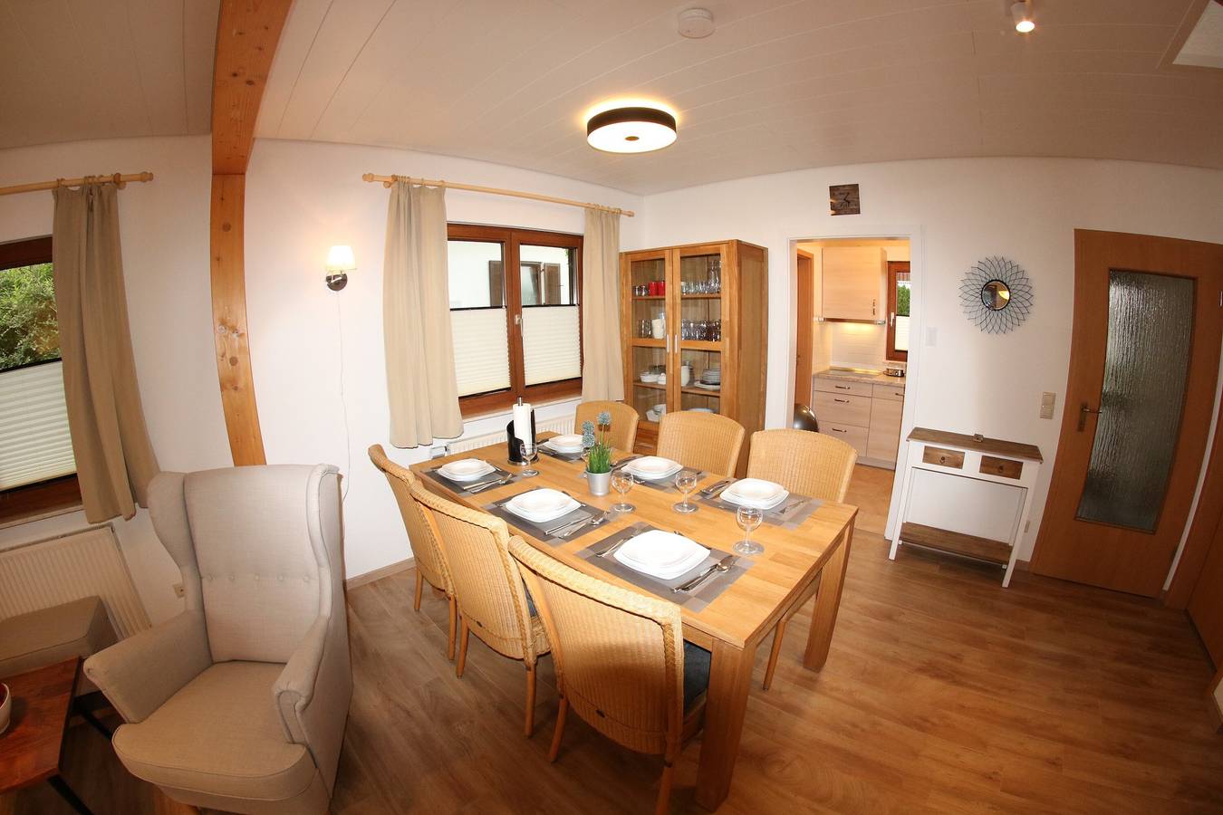 Ferienhaus 'Da Vinci' mit Sauna, Whirlpool "Saison von 1. Mai - 15. Oktober" , Wlan & Klimaanlage in Kirchheim, Knüllgebirge