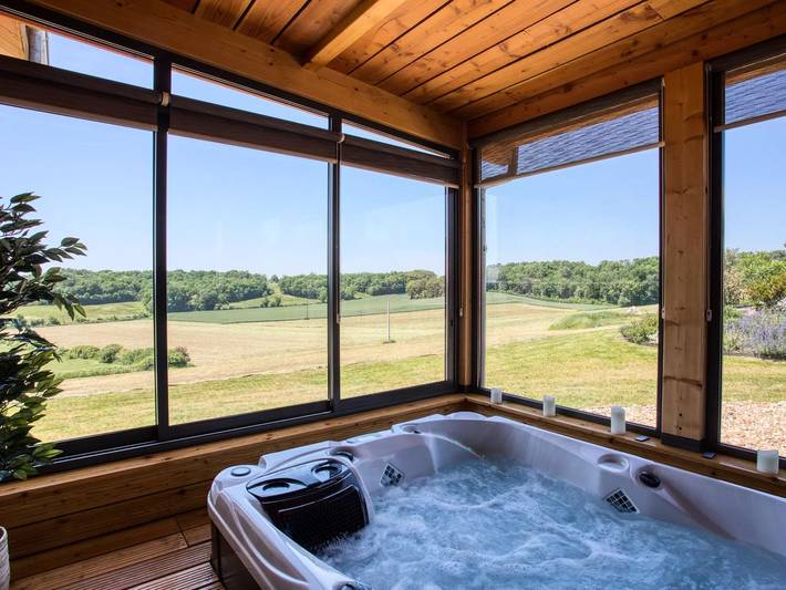 Location de vacances pour 2 personnes, avec sauna ainsi que piscine et jardin à Eymet - 4