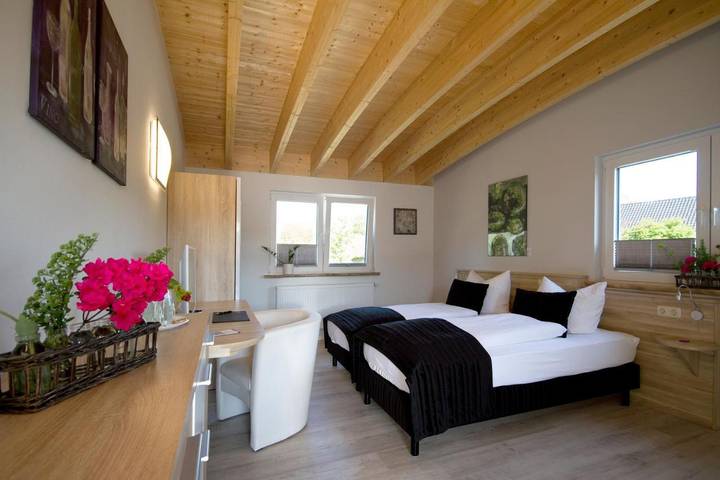 Hotel für 3 Personen, mit Balkon und Terrasse sowie Sauna