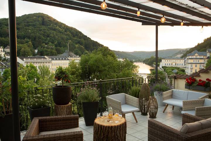Hotel für 2 Personen, mit Terrasse und Sauna, mit Haustier in Bad Ems - 2