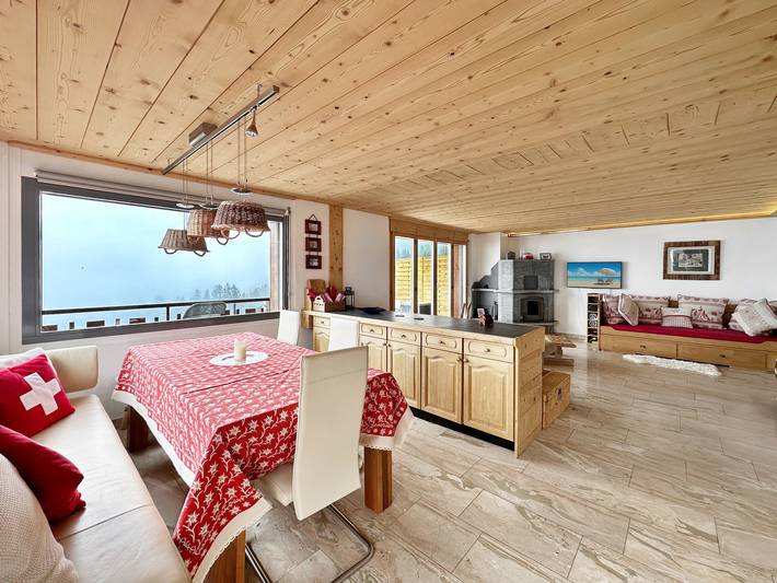 Ganze Wohnung, Mountain Bliss, view and Sauna - Swiss Alps in Anzère, Ayent
