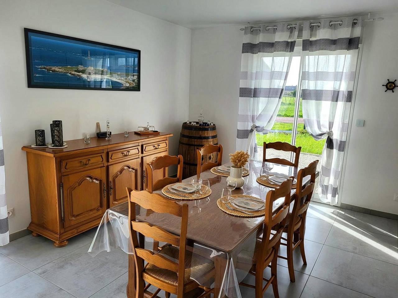 Maison de vacances « L'aloé » avec terrasse privée, jardin privé et Wi-Fi in Créances, Région de Coutances