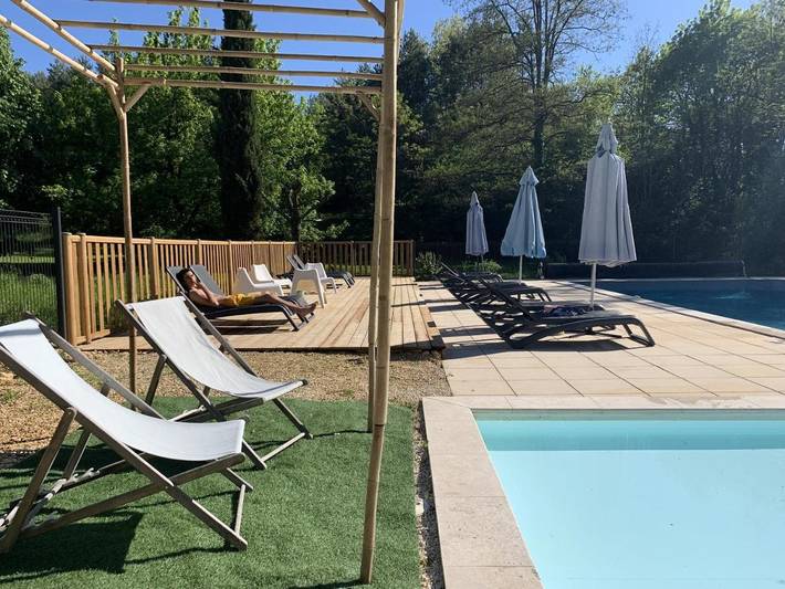 Location de vacances pour 4 personnes, avec jardin ainsi que piscine et vue à Saint-Geniès - 3