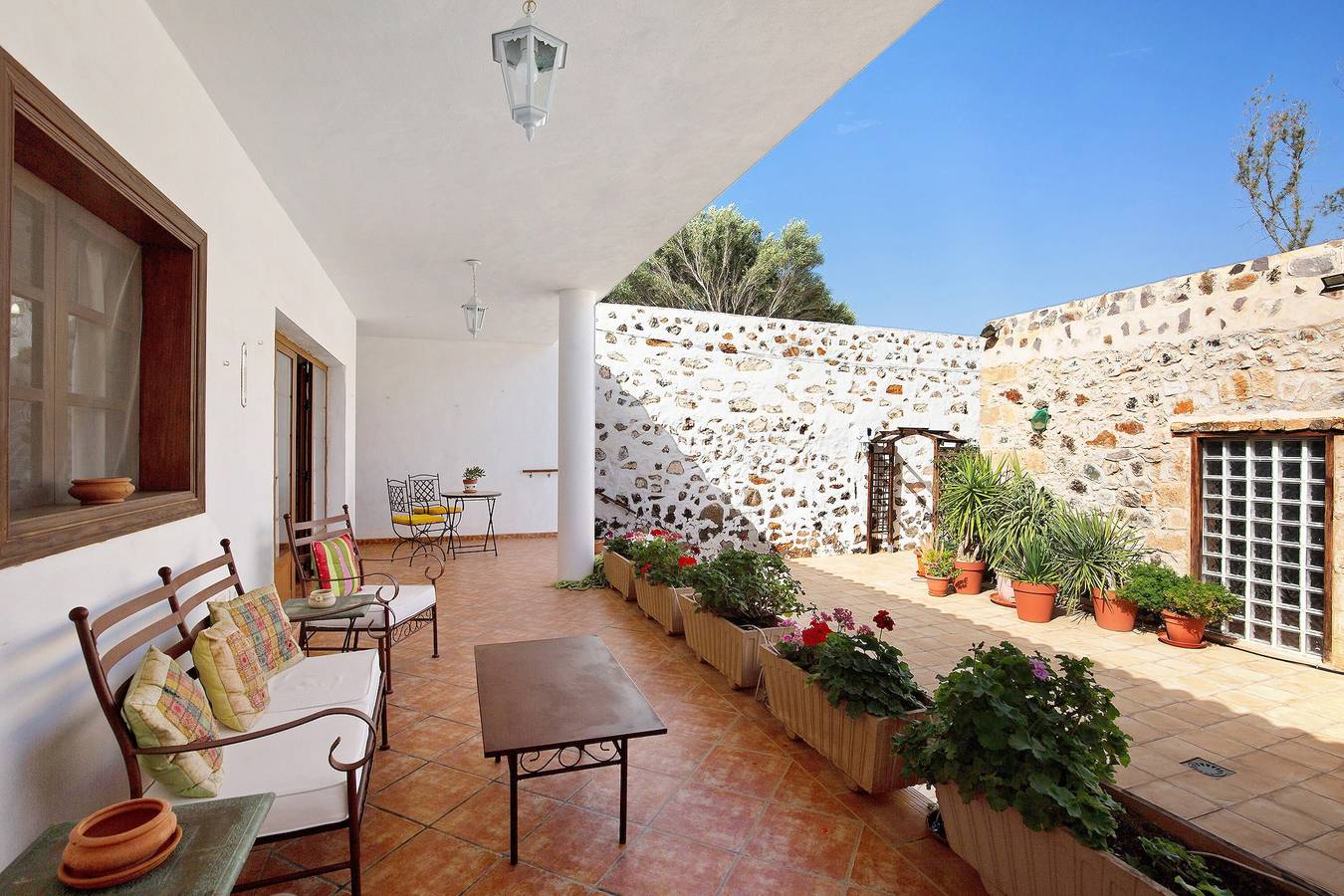 Ferienhaus "Las Raíces" mit Bergblick, 2 privaten Terrassen und Wlan in Pájara, Fuerteventura
