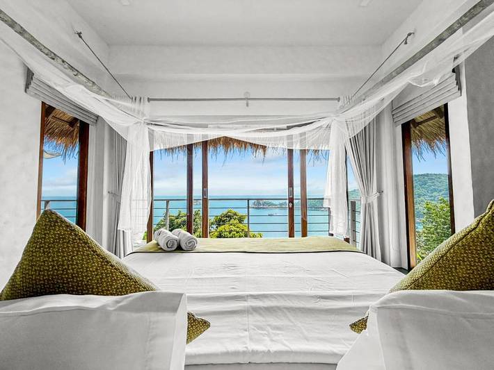 Villa pour 6 personnes, avec vue ainsi que piscine et jardin dans Koh Tao - 4