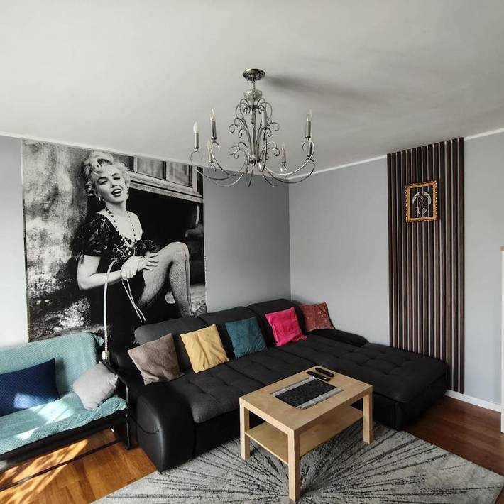 Ferienwohnung für 5 Personen, mit Ausblick und Balkon