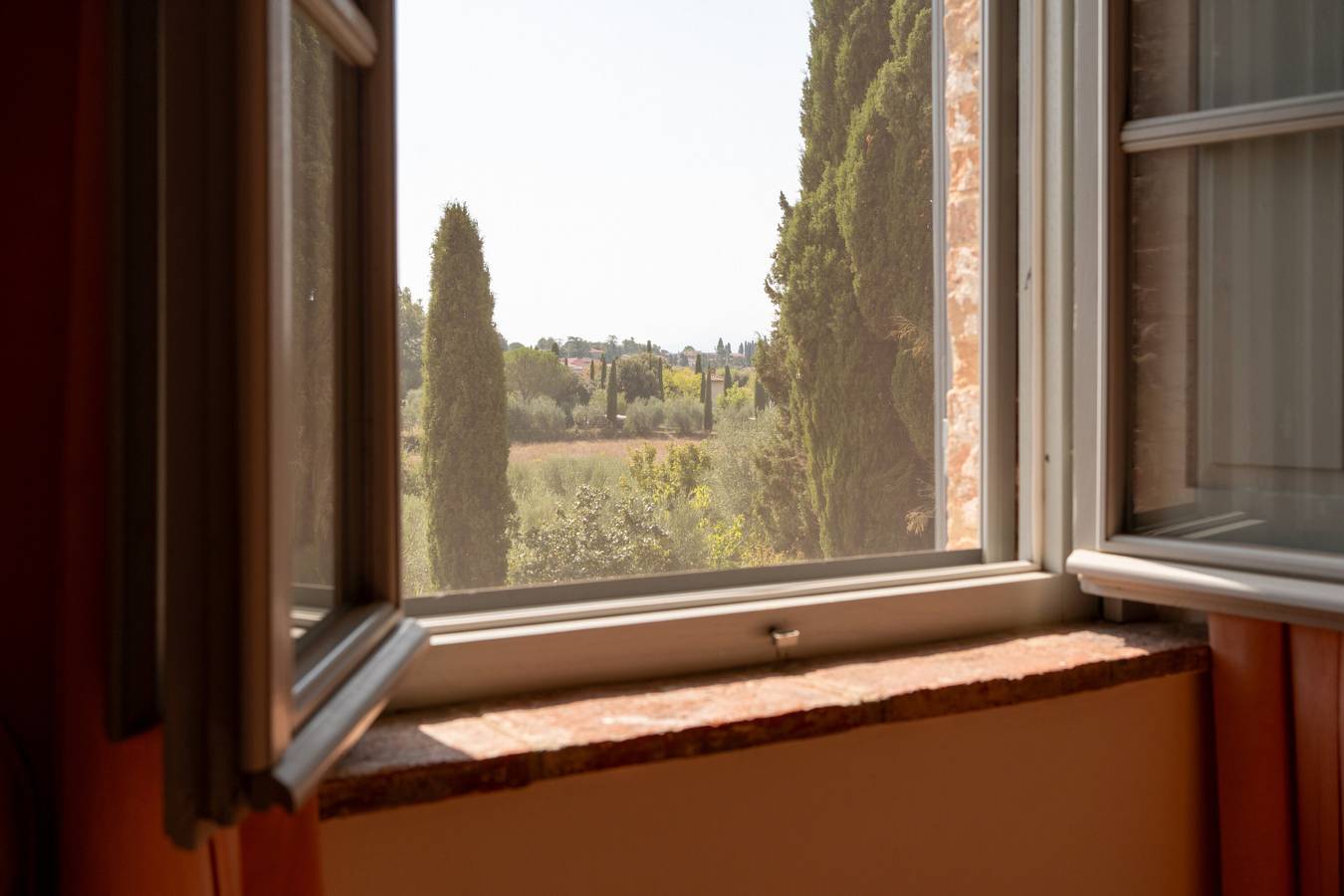 Zimmer 'Queen' mit Balkon, Wlan und Klimaanlage in Sinalunga, Chianti