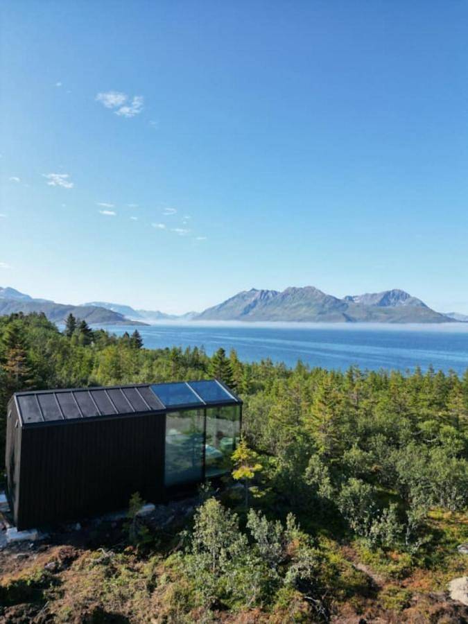 Lodge für 2 Personen, mit Terrasse und Whirlpool sowie Sauna in Troms