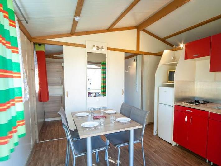 Camping La Maïre - Chalet 4 personen - Cocoon 4 Personen 2 Zimmer 24m² in Sérignan, Mittelmeerküste (Frankreich)