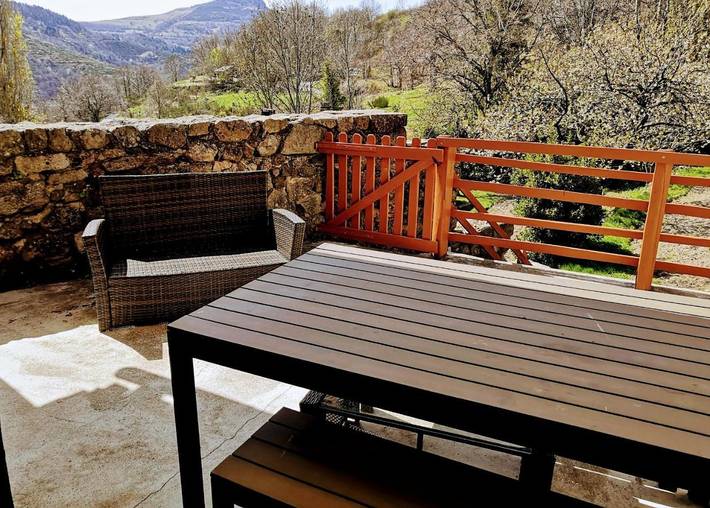 Maison de vacances pour 4 personnes, avec balcon et vue en Ardèche - 4