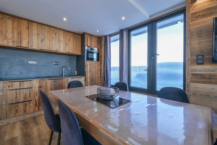 Ganze Wohnung, Appartement „Lesetoilesdelaplagne – Le Diamant“ mit Bergblick und privater Terrasse in Aime 2000, Aime-la-Plagne