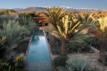 Riad pour 3 personnes, avec sauna et jardin ainsi que vue et piscine à Taroudant