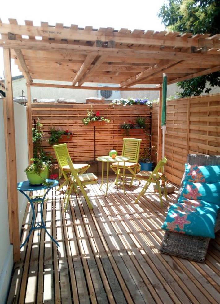 Studio pour 4 personnes, avec terrasse