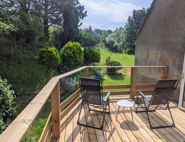 Appartement de vacances pour 4 personnes, avec Terrasse et Jardin