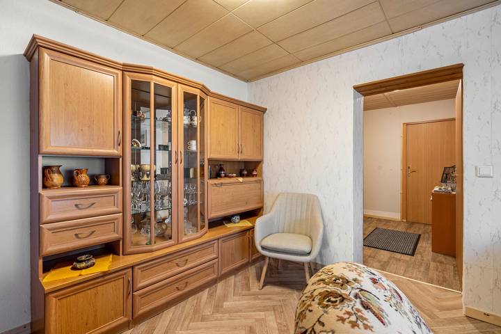 Ganze Wohnung, Ferienwohnung 'Hartmann' mit Bergblick, privater Terrasse und Wi-Fi in Mittelherwigsdorf, Oberlausitz-Niederschlesien
