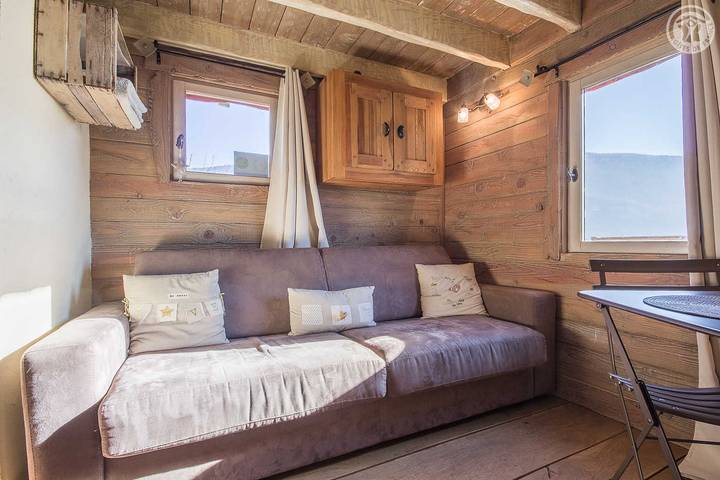 Gîte für 2 Personen, mit Terrasse und Balkon/Terrasse in Französische Alpen - 4