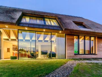 Ferienhaus für 6 Personen, mit Seeblick und Terrasse sowie Ausblick und Garten, mit Haustier in Sellin