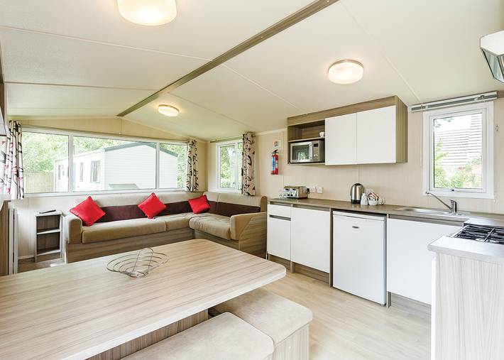 Caravan for 6 people in North-Wales