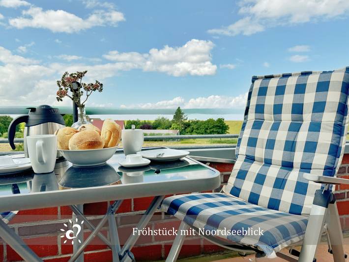 Ferienwohnung für 4 Personen, mit Balkon und Terrasse sowie Seeblick in Dorum - 4