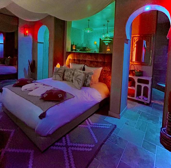 Hôtel pour 2 personnes, avec jacuzzi et terrasse à Lagrâce-Dieu