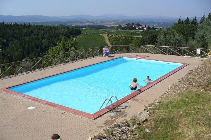Maison de vacances pour 5 personnes, avec terrasse ainsi que piscine et jardin - 1