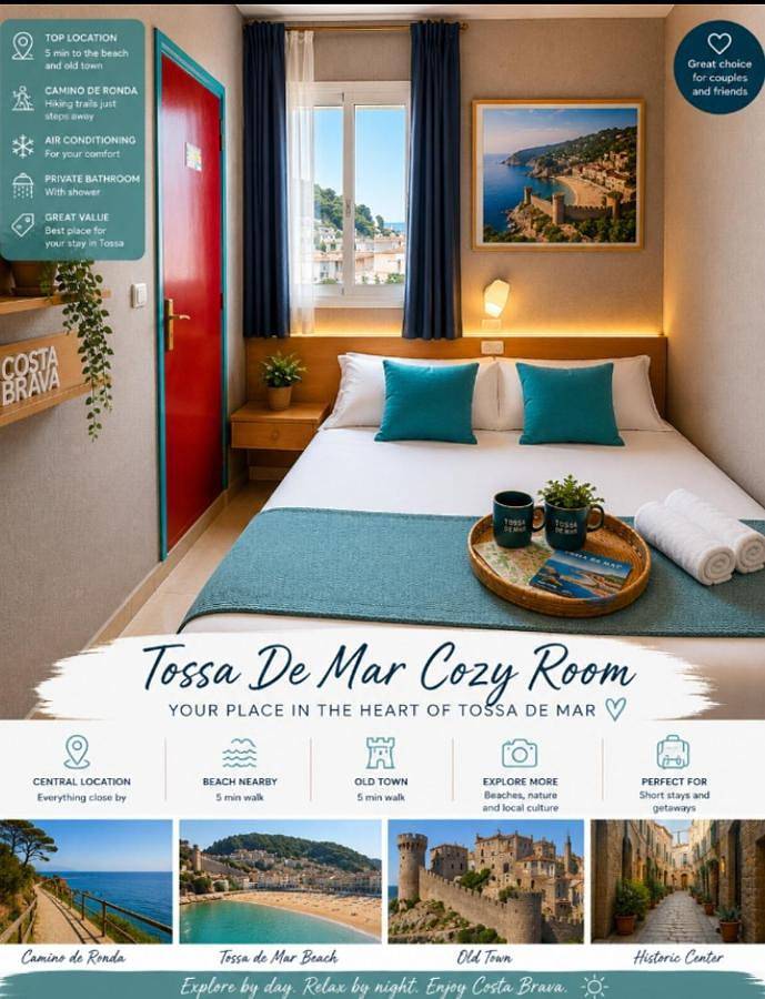 Maison d’hôte pour 2 personnes à Tossa de Mar