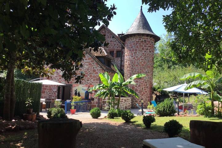 Maison de vacances pour 10 personnes, avec jacuzzi et jardin, animaux acceptés