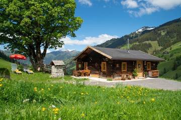 Ferienhaus für 5 Personen, mit Sauna und Terrasse sowie Ausblick im Salzburger Land