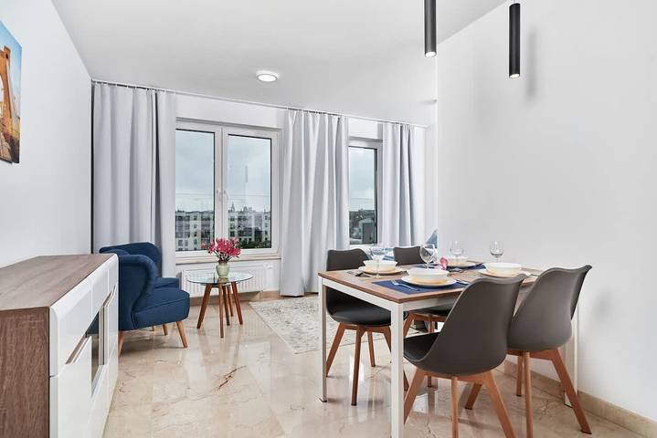 Ferienwohnung für 4 Personen, mit Balkon/Terrasse in Breslau