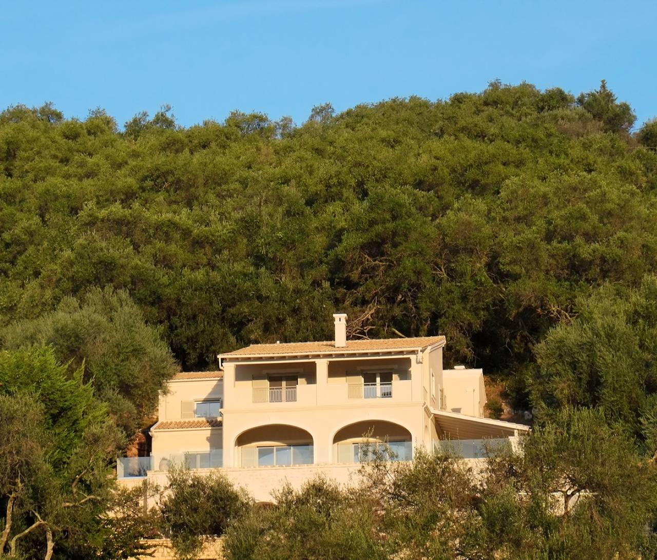 Elegant Signature Villa with Magnificent Sea Views near Agios Stephanos in Agios Stefanos (Corfu), Corfu