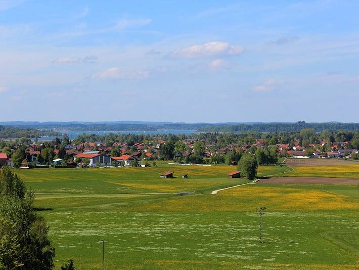 Ferienhaus für 2 Personen, mit Balkon und Garten sowie Seeblick am Chiemsee - 4