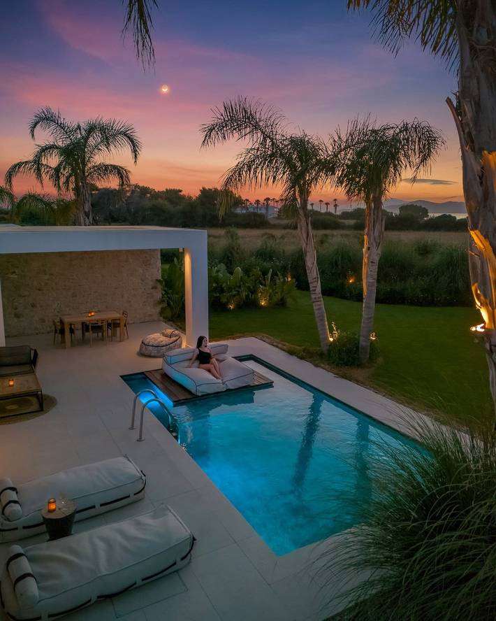 Villa mit pool für 4 Personen, mit Meerblick und Garten auf Kos - 3