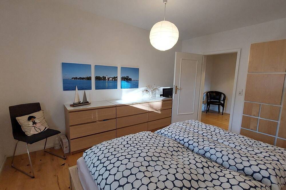 Ganze Wohnung, Ferienwohnung Wolke 1 mit 2 Schlafzimmern in Seebruck, Chiemsee