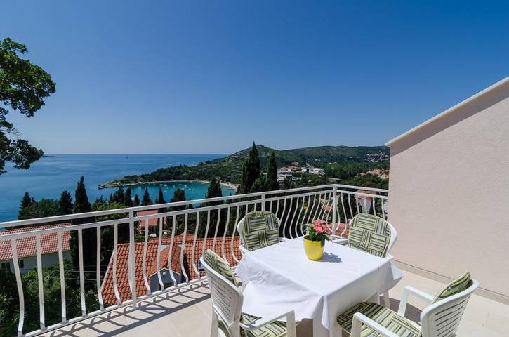 Holiday rental for 4 people, with ocean view and balcony in Srebreno