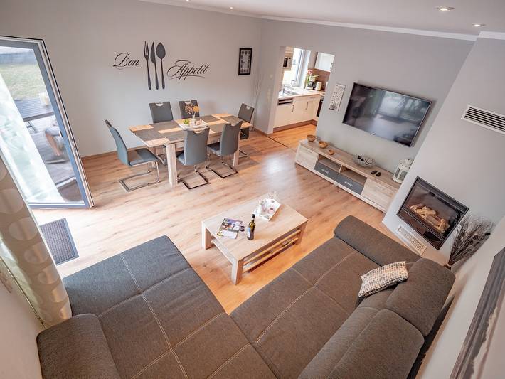Ferienhaus für 6 Personen, mit Terrasse und Sauna sowie Garten in Malchow - 3