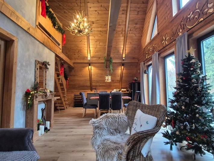 Domek letniskowy dla 6 osób, z Balkon i Jacuzzi oraz Taras i Ogród w Białka Tatrzańska