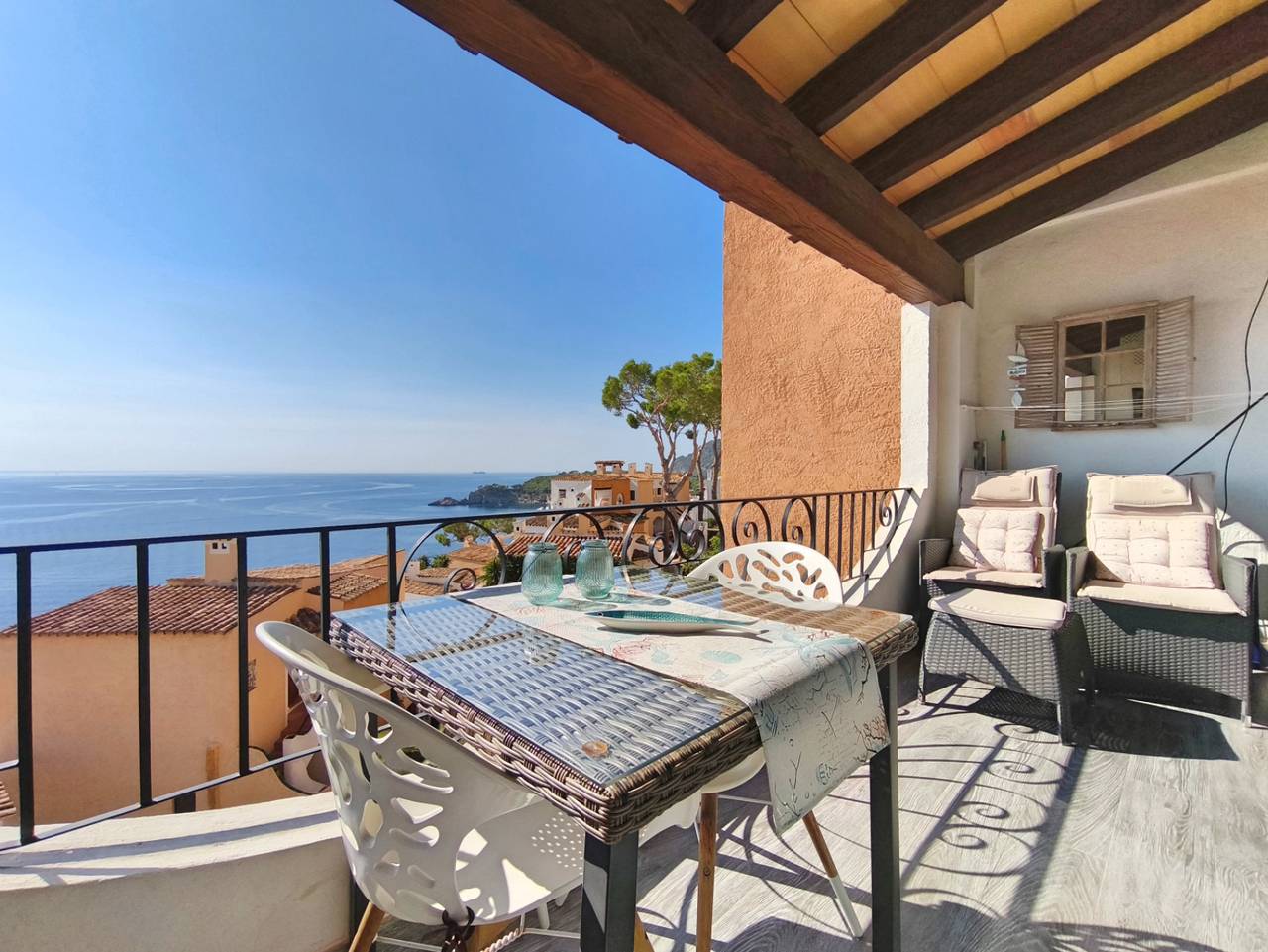 Ganze Wohnung, A3671 Meerblick-Wohnung für 3 Personen in Cala Fornells in Cala Fornells, Calvià