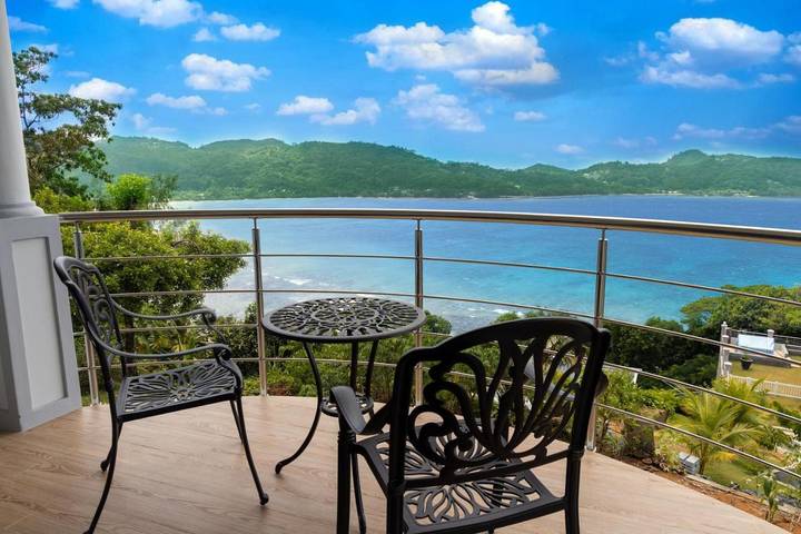 Ferienwohnung für 6 Personen, mit Ausblick und Garten auf den Seychellen