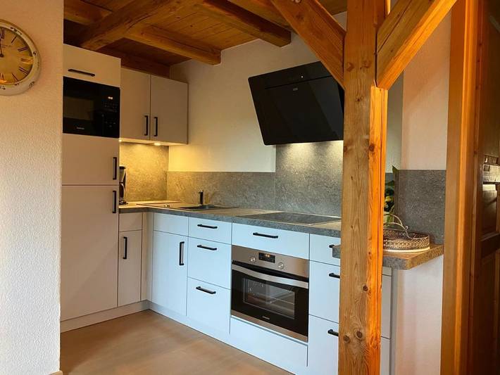 Ferienwohnung für 4 Personen, mit Terrasse und Garten sowie Ausblick in Rappin - 3