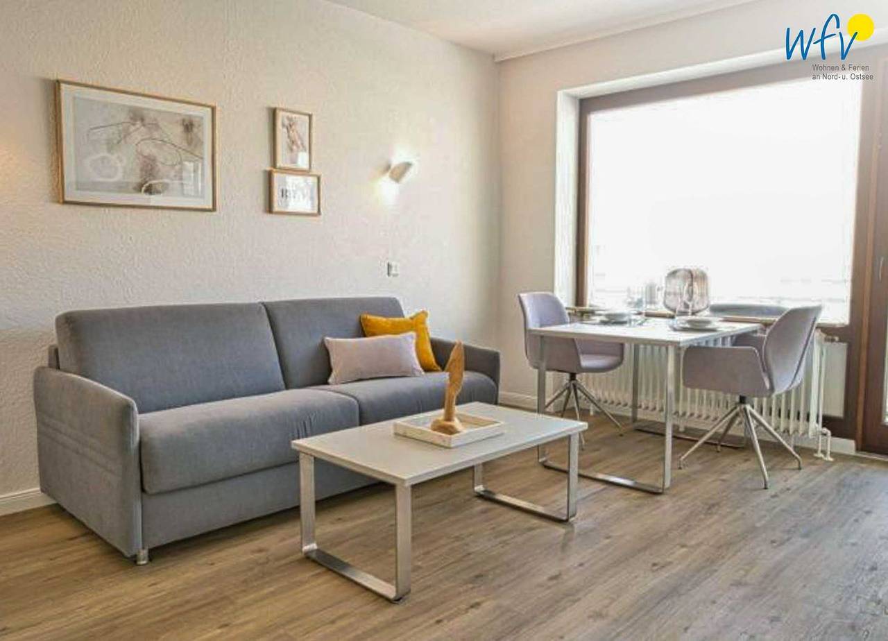 Apartamento entero, Ferienwohnung Schwertmuschel: Meerblick & Balkon in 1. Strandreihe in Wangerooge