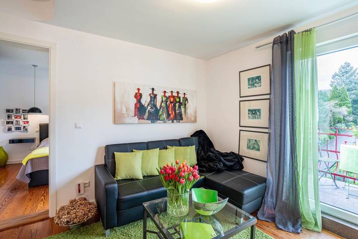 Geheel appartement, Huisdiervriendelijk vakantieappartement 'Lichtentaler Allee' met balkon en wifi in Oosscheuern, Baden-Baden