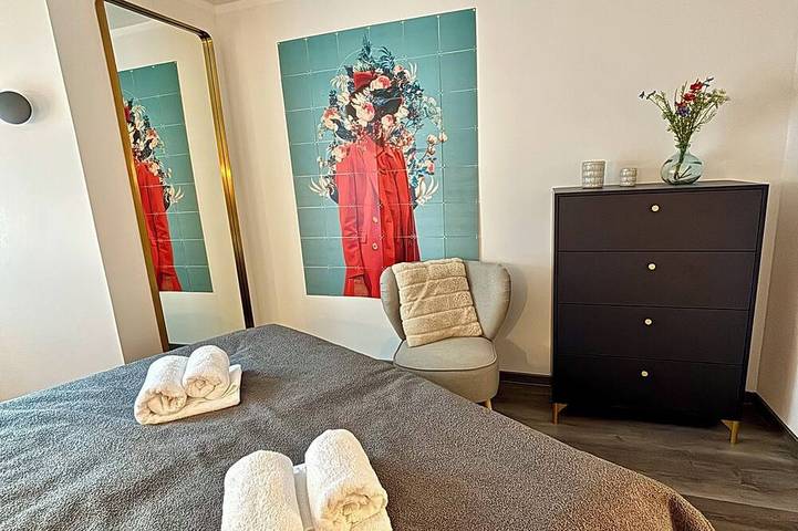 Ganze Wohnung, Stilvolle Einliegerwohnung mit Boxspringbett in Babenhausen, Südhessen