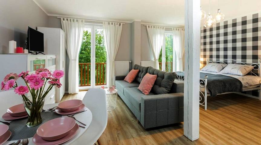Apartament wakacyjny dla 4 osób, z widok i balkon, zwierzęta dozwolone w Bukowina Tatrzańska
