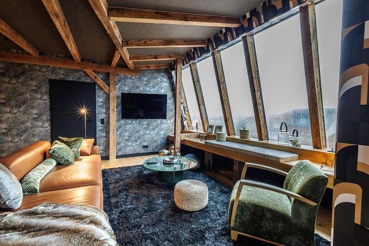 Ferienwohnung für 4 Personen, mit Balkon und Terrasse sowie Sauna und Ausblick in Stade