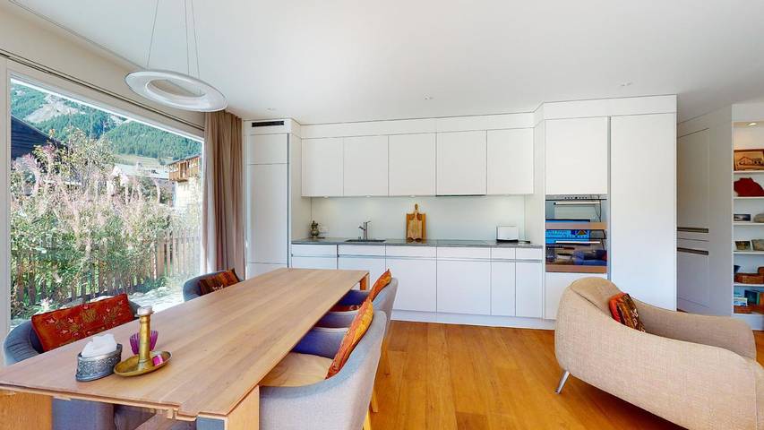 Ferienwohnung für 4 Personen, mit Terrasse und Garten sowie Ausblick in Celerina - 4