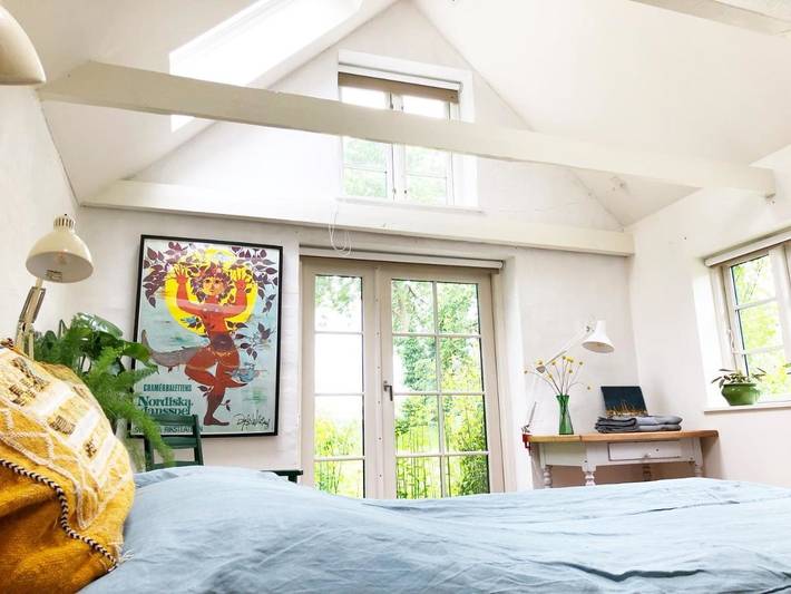 Chambre d’hôte pour 2 personnes, avec Terrasse ainsi que Jardin et Vue au Danemark