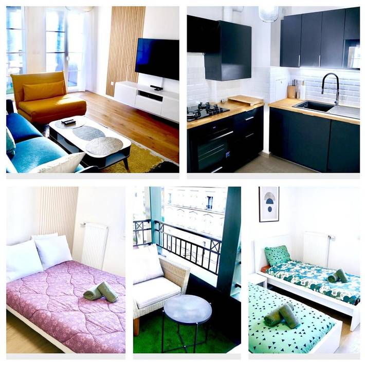 Gîte pour 6 personnes, avec vue sur le lac ainsi que terrasse et vue à Le Plessis-Robinson