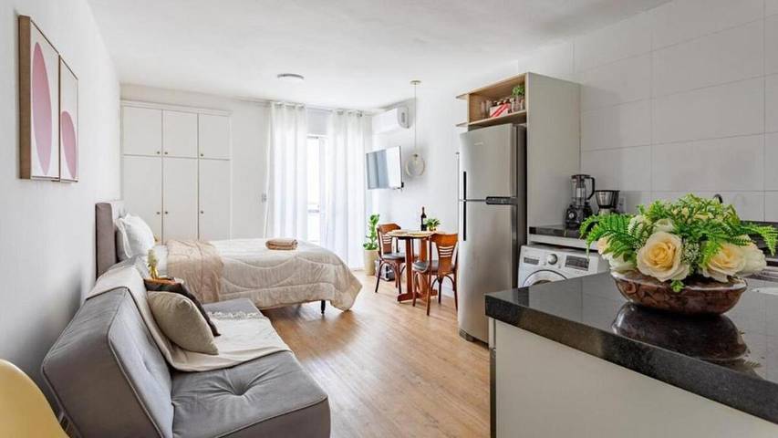 Apartamentos para temporada para 3 pessoas, com vista e balcão - 1