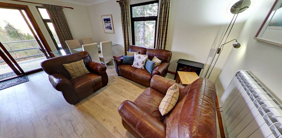 Lodge für 4 Personen mit Balkon in Stirling und Umgebung