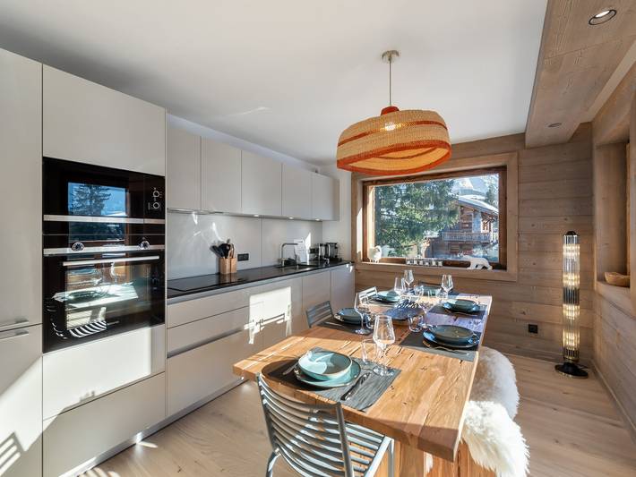 Chalet pour 6 personnes, avec balcon à Megève - 3